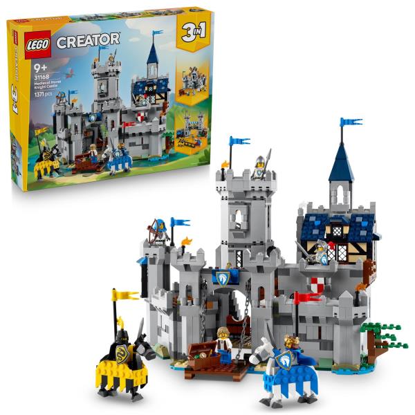 Конструктор LEGO Creator Середньовічний замок із лицарем на коні (31168)