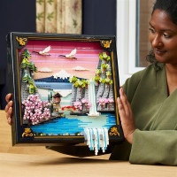 Конструктор LEGO ART Японський пейзаж із цвітом сакури 1892 Деталі ( 31218 )