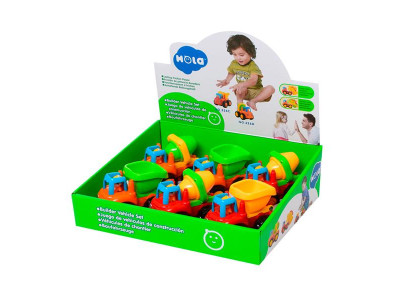 Набір машинок Hola Toys Самоскид і бетоновоз 6 шт. (326CD-6) Набір машинок Hola Toys Самоскид і бетоновоз 6 шт. (326CD-6)