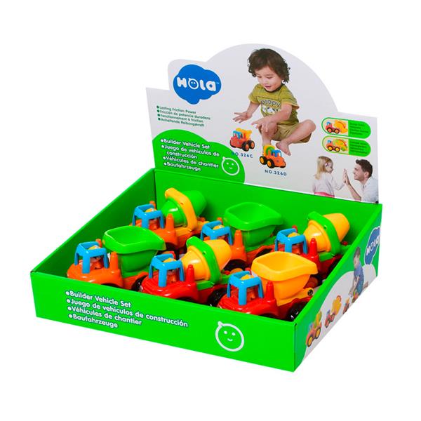 Набір машинок Hola Toys Самоскид і бетоновоз 6 шт. (326CD-6) Набір машинок Hola Toys Самоскид і бетоновоз 6 шт. (326CD-6)
