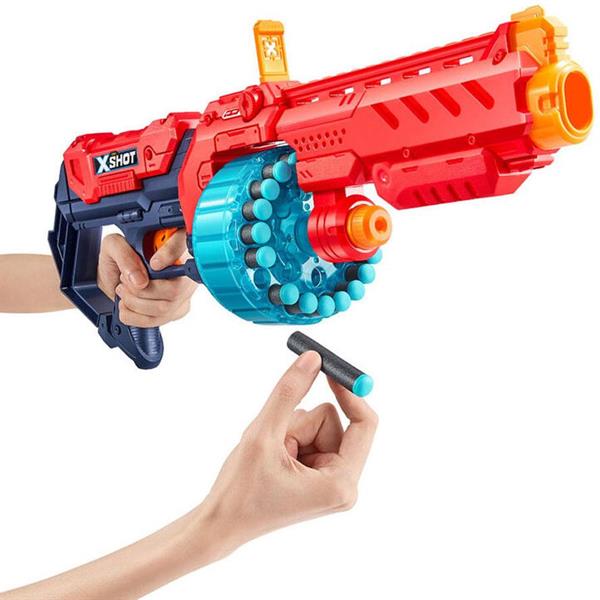 Швидкострільний бластер X-Shot Red Excel Turbo Fire 48 патронів (36270R) Швидкострільний бластер X-Shot Red Excel Turbo Fire 48 патронів (36270R)