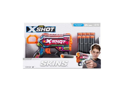 Швидкострільний бластер X-Shot Skins Menace Mercenary 8 патронів (36515P)
