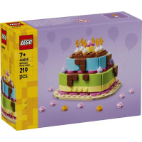 Конструктор LEGO® Торт на день народження з прикрасами, веселий подарунковий набір, декор для столу, 219 деталей (40815) Конструктор LEGO® Торт на день народження з прикрасами, веселий подарунковий набір, декор для столу, 219 деталей (40815)