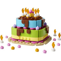 Конструктор LEGO® Торт на день народження з прикрасами, веселий подарунковий набір, декор для столу, 219 деталей (40815) Конструктор LEGO® Торт на день народження з прикрасами, веселий подарунковий набір, декор для столу, 219 деталей (40815)