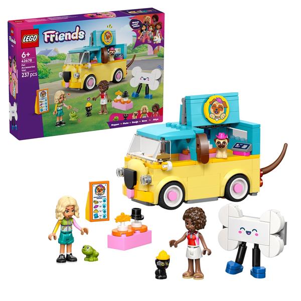 Конструктор LEGO Friends Фургон з аксесуарами для улюбленців 237 Деталі ( 42678 )