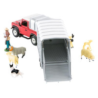Набір Britains Модель Land Rover з причепом та фігурками 1:32 (43138)