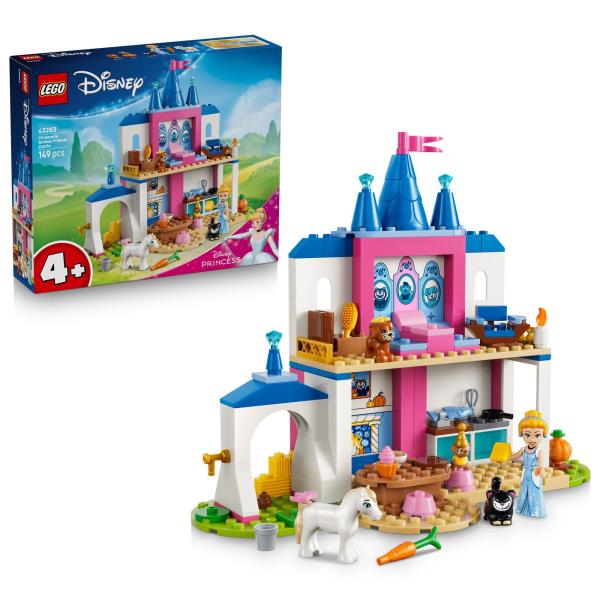 Констурктор LEGO® Disney Принцеса Замок Попелюшки та її друзів-тварин, 149 деталей (43283) Констурктор LEGO® Disney Принцеса Замок Попелюшки та її друзів-тварин, 149 деталей (43283)