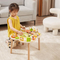 Дерев'яний розвивальний столик Viga Toys Ферма (44657) Дерев'яний розвивальний столик Viga Toys Ферма (44657)