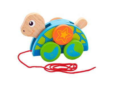 Дерев'яна каталка Viga Toys Черепаха (50080) Дерев'яна каталка Viga Toys Черепаха (50080)