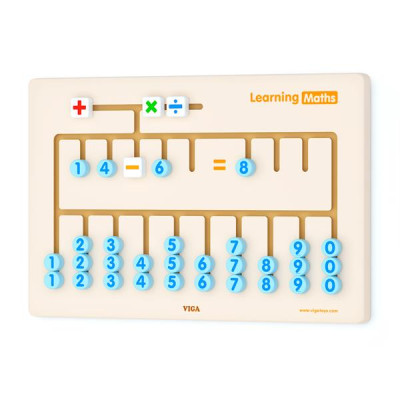 Дерев'яна навчальна іграшка Viga Toys Математика (50675FSC)