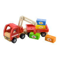Дерев'яна машинка Viga Toys Автокран (50690) Дерев'яна машинка Viga Toys Автокран (50690)