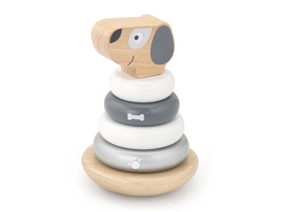 Дерев'яна пірамідка Viga Toys Собачка-неваляшка (51613) Дерев'яна пірамідка Viga Toys Собачка-неваляшка (51613)