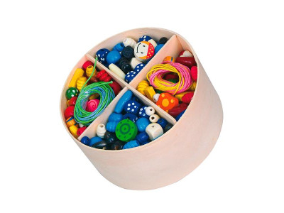 Набір для творчості Viga Toys Деревяні намистини (56002)
