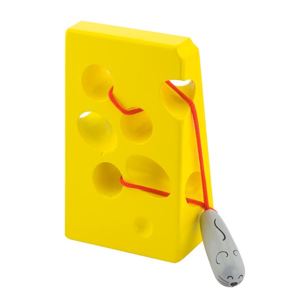 Деревяна шнурівка Viga Toys Сир (56281)