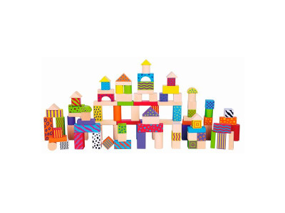 Дерев'яні кубики Viga Toys Візерункові блоки 100 шт., 3 см (59696) Дерев'яні кубики Viga Toys Візерункові блоки 100 шт., 3 см (59696)
