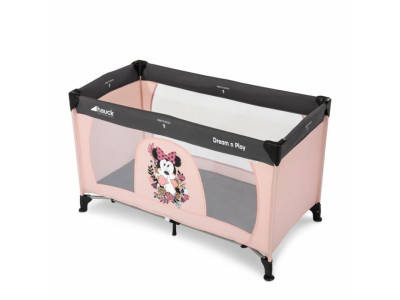 Дитячий манеж Hauck Dream N Play Minnie Sweetheart рожевий з сірим (60136-5)