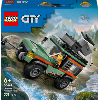Конструктор LEGO City Позашляхова гірська вантажівка 4x4, 221 деталь (60447)