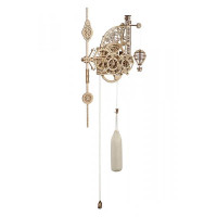 Дерев'яний механічний 3D конструктор Ugears Аеро Годинник (70154)