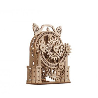 Дерев'яний механічний 3D конструктор Ugears Вінтажний будильничок (70163)
