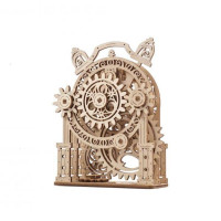 Дерев'яний механічний 3D конструктор Ugears Вінтажний будильничок (70163)