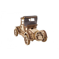 Дерев'яний механічний 3D конструктор Ugears Ретро автомобіль (70175)