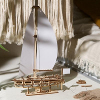 Дерев'яний механічний 3D конструктор Ugears Яхта Океанська Красуня (70193) Дерев'яний механічний 3D конструктор Ugears Яхта Океанська Красуня (70193)