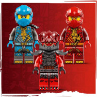 Конструктор LEGO NINJAGO Штормовий робот-вершник Кая 333 деталі (71830)