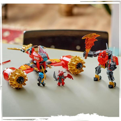 Конструктор LEGO NINJAGO Штормовий робот-вершник Кая 333 деталі (71830)