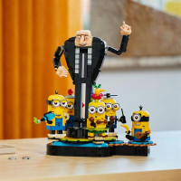 Конструктор LEGO Despicable Me 4 Ґру й посіпаки з кубиків 839 деталей (75582)