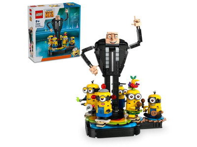 Конструктор LEGO Despicable Me 4 Ґру й посіпаки з кубиків 839 деталей (75582)