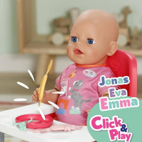 Набір посуду для ляльки BABY BORN серії "Click and Play" – МИЛЕ ГОДУВАННЯ Набір посуду для ляльки BABY BORN серії "Click and Play" – МИЛЕ ГОДУВАННЯ