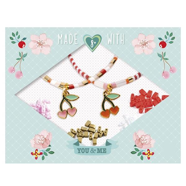 Набір для створення прикрас Djeco Браслет дружби Вишеньки (DJ00017)