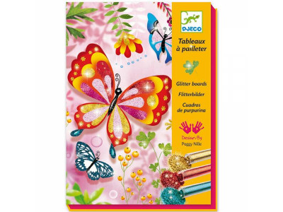 Набір для малювання блискітками Djeco Метелики (DJ09503)