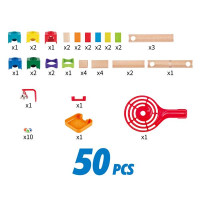 Конструктор-лабіринт Hape Marble Run Безліч доріжок 50 ел. (E1102)