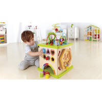 Бізикуб дерев'яний Hape Сільські звірята (E1810)