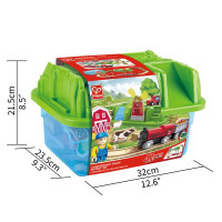 Залізниця Hape в контейнері Ферма 41 ел. (E3772)
