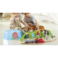 Залізниця Hape в контейнері Ферма 41 ел. (E3772)