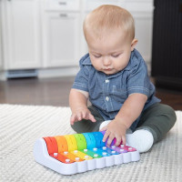 Дитячий ксилофон Fat Brain Toys Rock N' Roller Piano з дзвіночками (F281ML) Дитячий ксилофон Fat Brain Toys Rock N' Roller Piano з дзвіночками (F281ML)