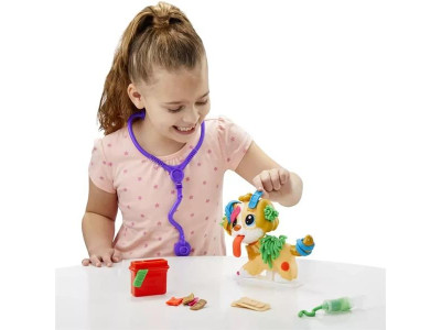 Набір ігровий із пластиліном Play-Doh Прийом у ветеринара (F3639) Набір ігровий із пластиліном Play-Doh Прийом у ветеринара (F3639)