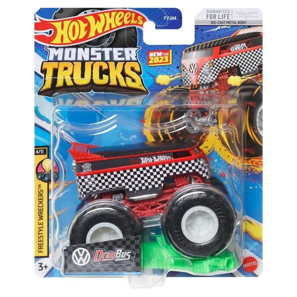 Машинка-позашляховик Hot Wheels Monster Trucks Drag Bus 1:64 (FYJ44-HLT12) Машинка-позашляховик Hot Wheels Monster Trucks Drag Bus 1:64 (FYJ44-HLT12)