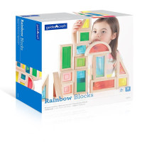 Кубики Guidecraft Block Play Велика веселка, 14 см, 30 шт. (G3016)