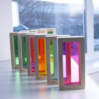 Кубики Guidecraft Block Play Велика веселка, 14 см, 30 шт. (G3016)