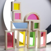 Кубики Guidecraft Block Play Велика веселка, 14 см, 30 шт. (G3016)