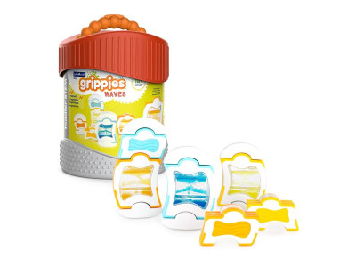 Магнітний конструктор Guidecraft Grippies Waves, 12 деталей (G8325) Магнітний конструктор Guidecraft Grippies Waves, 12 деталей (G8325)