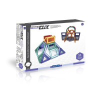 Магнітний конструктор Guidecraft PowerClix Explorer Архітектура, 52 деталі (G9472)