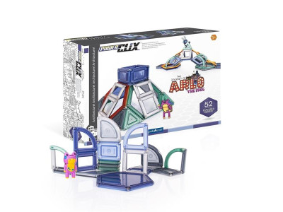 Магнітний конструктор Guidecraft PowerClix Explorer Архітектура, 52 деталі (G9472)