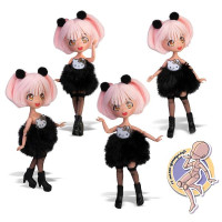 Лялька 4SF MANGA DOLLS серії "Hello Kitty" – ЗОЛОТА ДІВА Лялька 4SF MANGA DOLLS серії "Hello Kitty" – ЗОЛОТА ДІВА