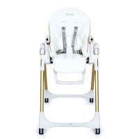 Стільчик для годування Peg-Perego Prima Pappa Follow Me білий із золотистим (IH01000001BL00) Стільчик для годування Peg-Perego Prima Pappa Follow Me білий із золотистим (IH01000001BL00)
