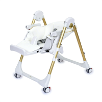 Стільчик для годування Peg-Perego Prima Pappa Follow Me білий із золотистим (IH01000001BL00) Стільчик для годування Peg-Perego Prima Pappa Follow Me білий із золотистим (IH01000001BL00)
