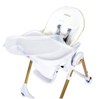 Стільчик для годування Peg-Perego Prima Pappa Follow Me білий із золотистим (IH01000001BL00) Стільчик для годування Peg-Perego Prima Pappa Follow Me білий із золотистим (IH01000001BL00)